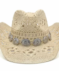 Sun-Ready Durable Straw Cowboy Hat
