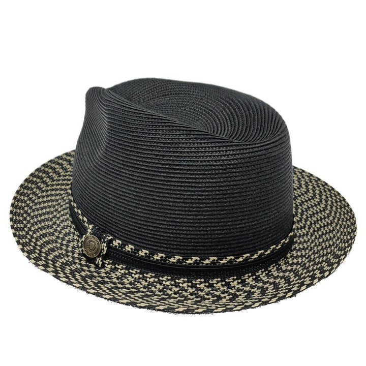 Two-Tone Straw Fedora - Image 6