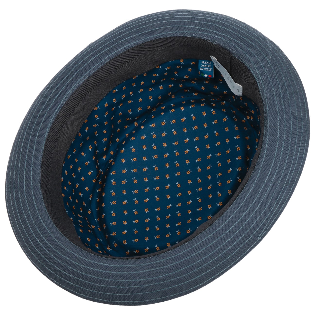 Uni Pork Pie Cotton Cloth Fedora - Image 4
