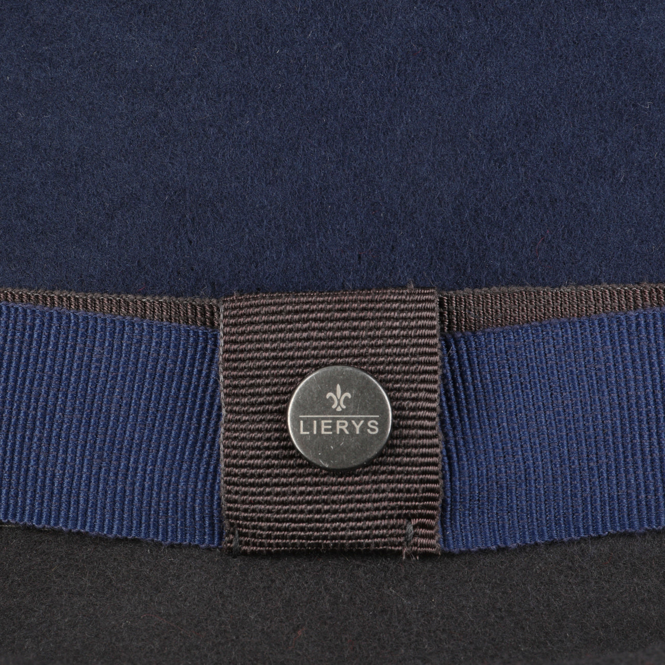 Vanello Twotone Pork Pie Fedora Hat - Image 4