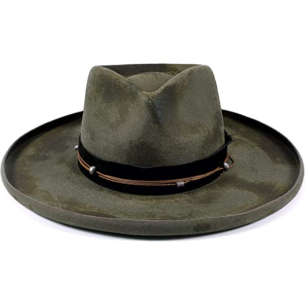 Vintage Fedora Lightning hat-Indigo Brown - Image 2