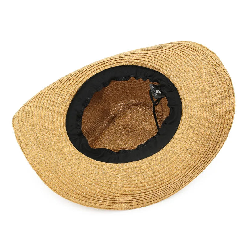 Western Cowboy Straw Sun Hat - Image 4