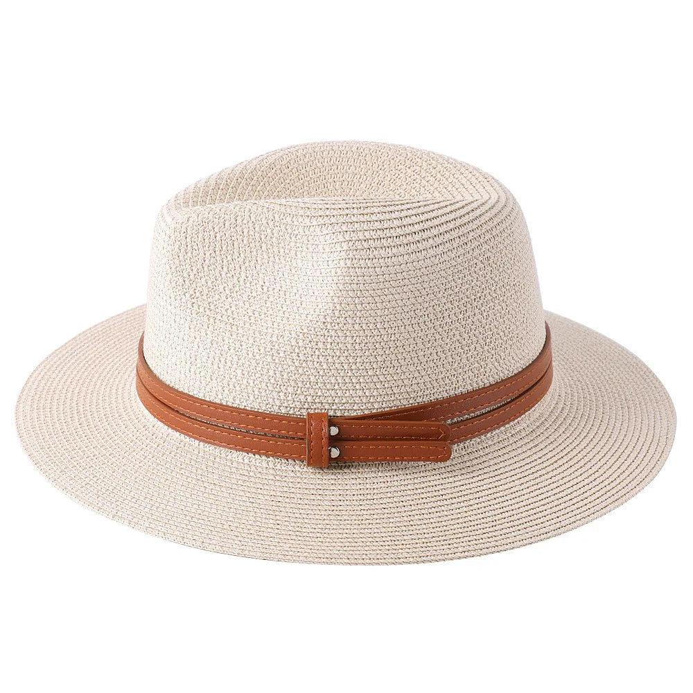 Wide Brim Straw Panama Hat - Image 4