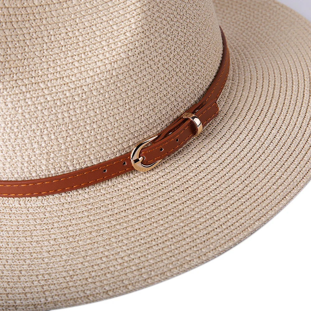 Wide Brim Straw Panama Hat - Image 7