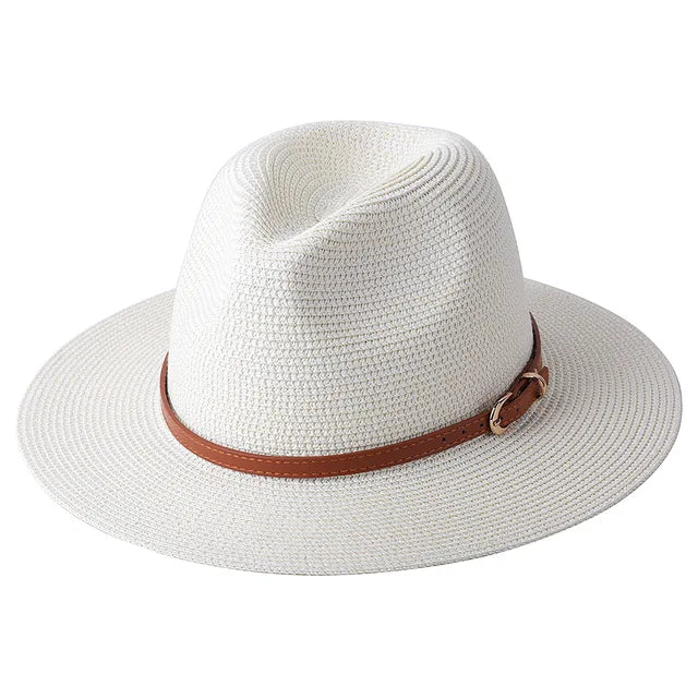 Wide Brim Straw Panama Hat - Image 11