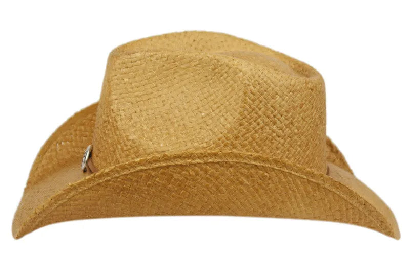Wild West Classic Straw Shapeable Cowboy Hat - Image 3