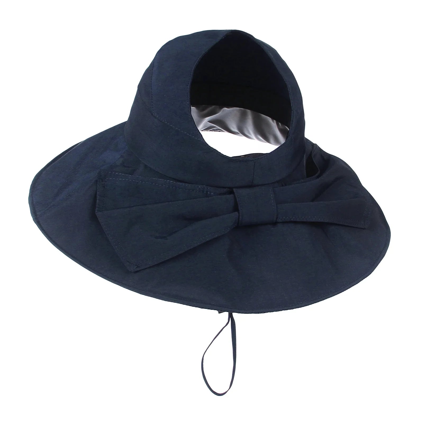 Womens Wide Brim Hollow Bucket Hat Breathable - Image 4