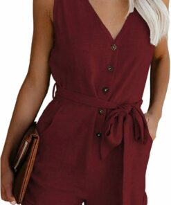 Casual Summer Crewneck Jumpsuit SO36