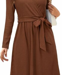 Casual Work Outfits Knit Dress SO6