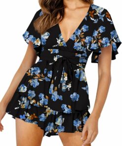 Sexy Floral Summer Jumpsuit SO27