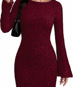 Fall Fashion Long Sleeve Dress SO562