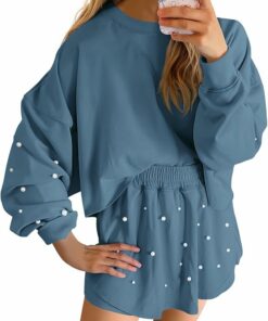 Pearl Long Sleeve Sweatshirt Set SO92
