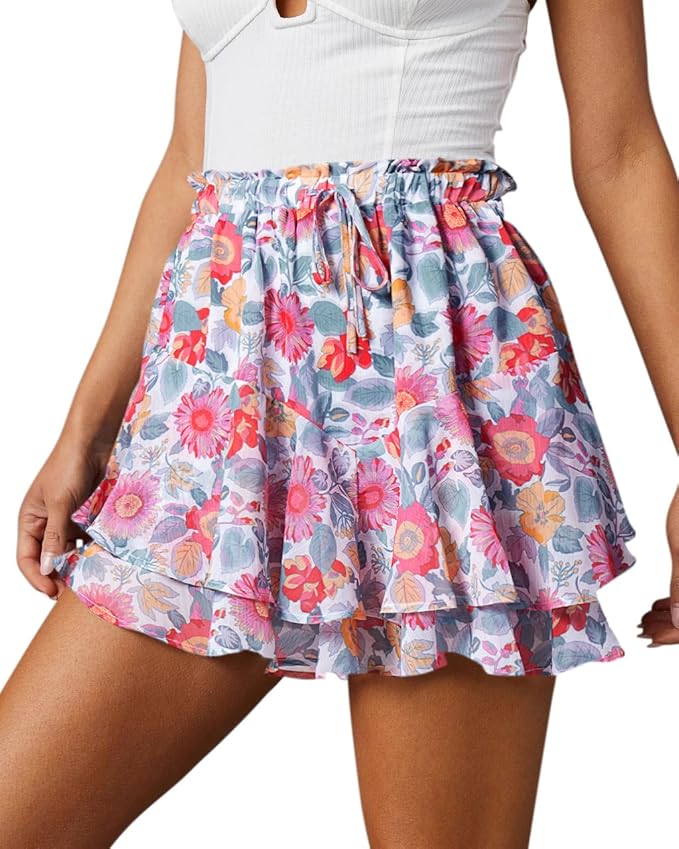 Summer Boho Mini Skirt SO71