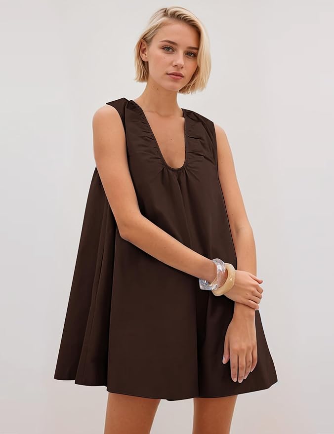 Summer Sleeveless Babydoll Dress SO99 - Image 2