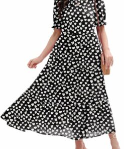 Casual Tiered Flowy A-Line Dress SO139