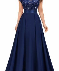 Floral Lace Formal Party Maxi Dress SO129