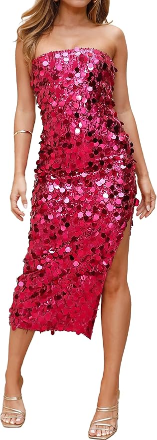 Sparkly Glitter Ruched Party Club Dress SO102