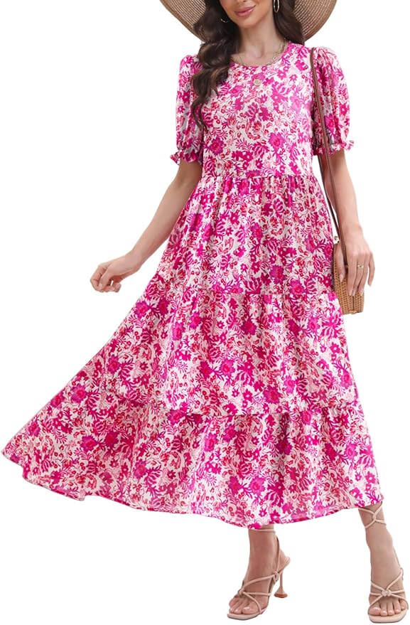 Women’s Floral Midi Dress SO138