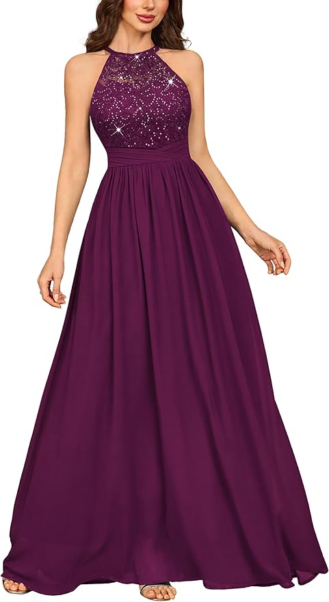 Women's Sequin Lace Prom Dress SO125