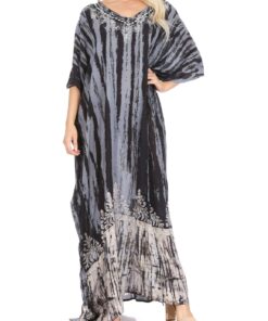 Alternative view of Sakkas Tacy Women's Boho Summer Maxi Dress for Casual or Lounge Wear