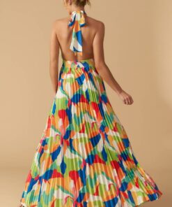 Alternative view of KEEP BLOOMING WOVEN MAXI DRESS