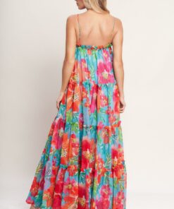 Alternative view of TROPICAL DAYDREAM WOVEN MAXI DRESS