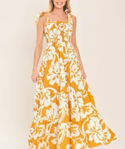 TROPICALLY YOURS WOVEN MAXI DRESS