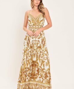 ROYAL GARDEN WOVEN MAXI DRESS