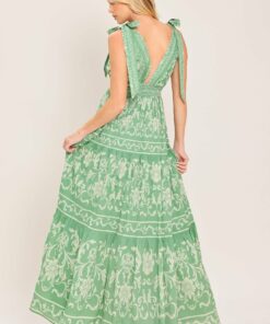Alternative view of VERONA GARDEN WOVEN MAXI DRESS