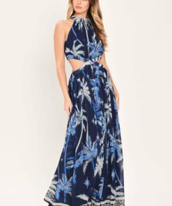 COASTAL STARGAZER WOVEN MAXI DRESS