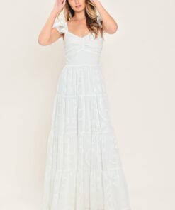 ANGELIC GARDEN WOVEN MAXI DRESS
